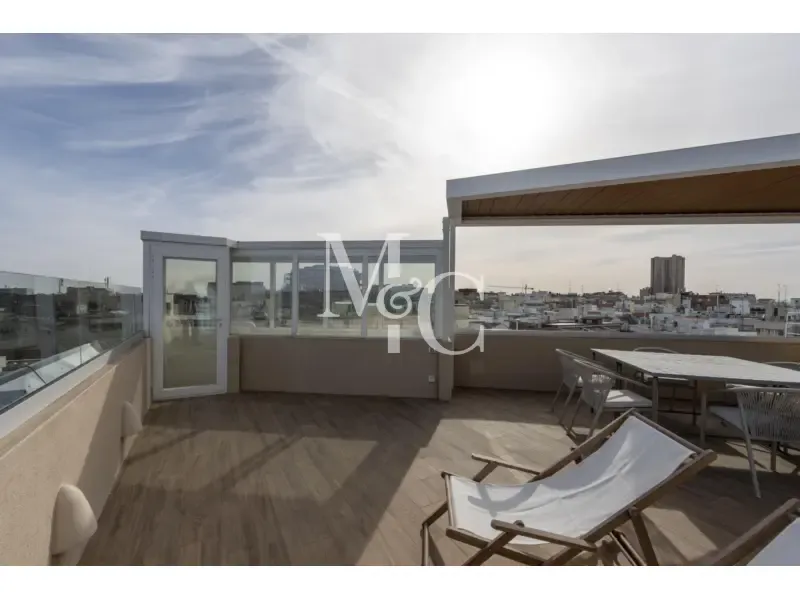 Terrass - Penthouse with 360° Views in Goya, Madrid