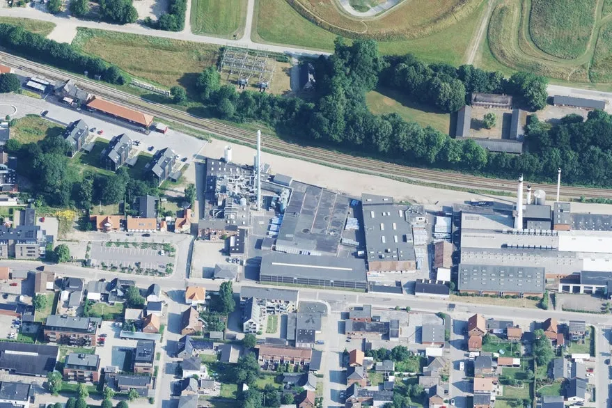 Õhuvaade - Industrial Complex with Mixed Use in Denmark