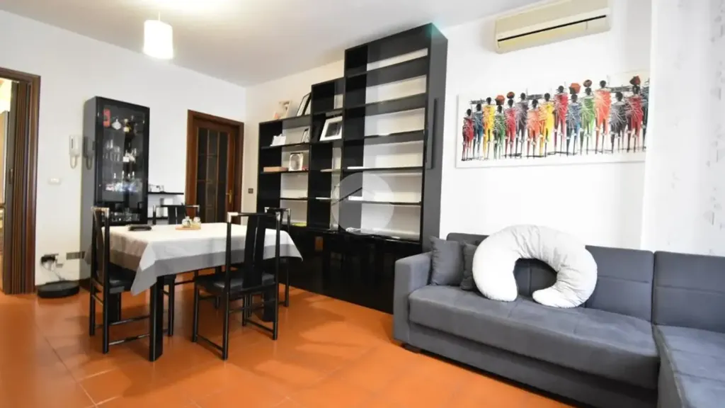Living Room - Apartment with 40m² Terrace in Fidenza