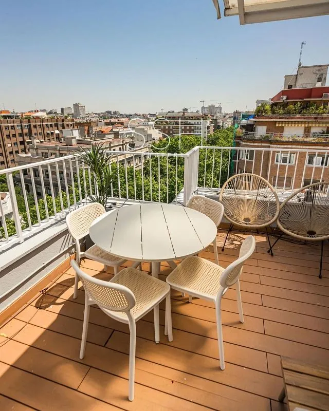 Terrasse - Modern Loft with Terrace in Almagro, Madrid