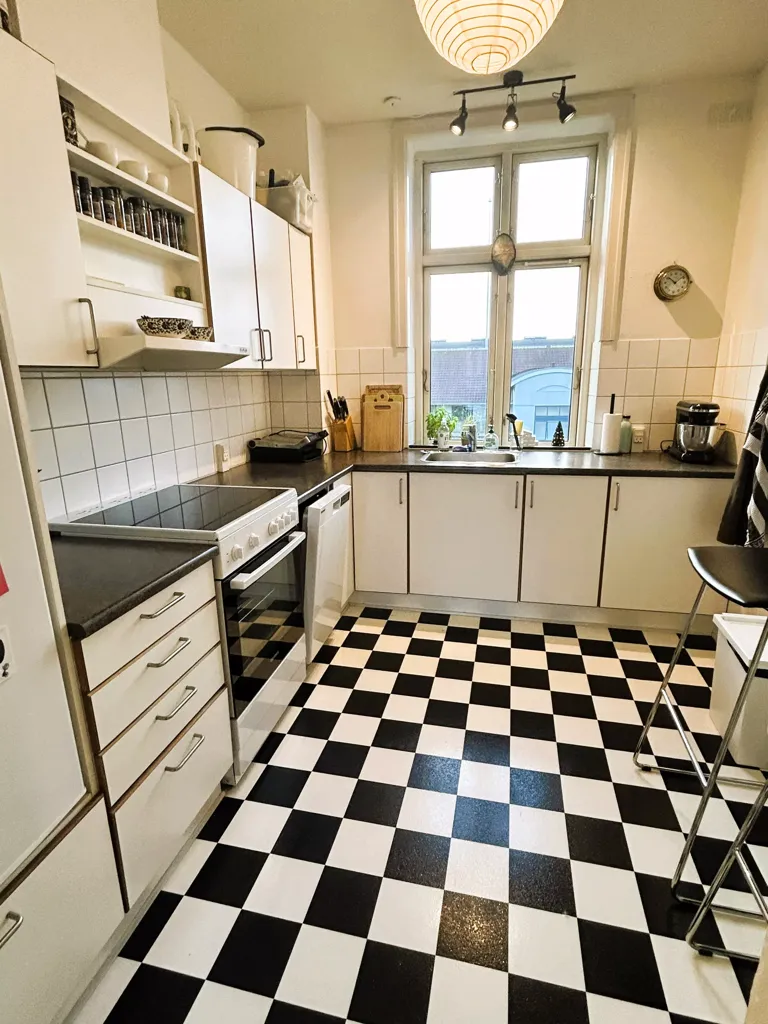 Köök - Charming Flat in Herning Centre