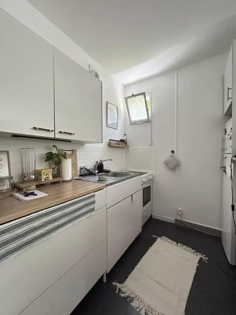 Cucina - Garden Studio with Balcony in Charenton