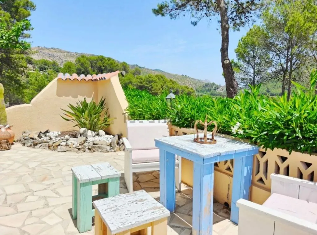 Terrasse - Luxury Finca with Pool in Castell de Castells