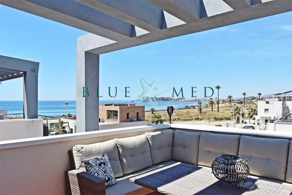 Terrasse - Detached Villa with Sea View in Mazarrón
