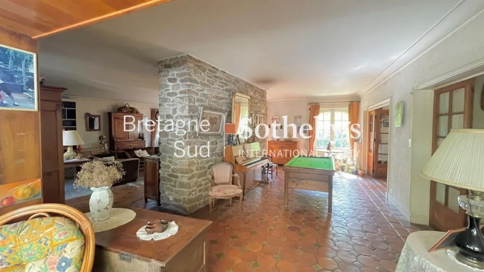 Séjour - Demeure d'Architecte en Pierre avec Parc à Douarnenez