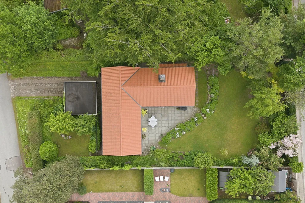 Vista aerea - Detached Villa with Garden in Højbjerg