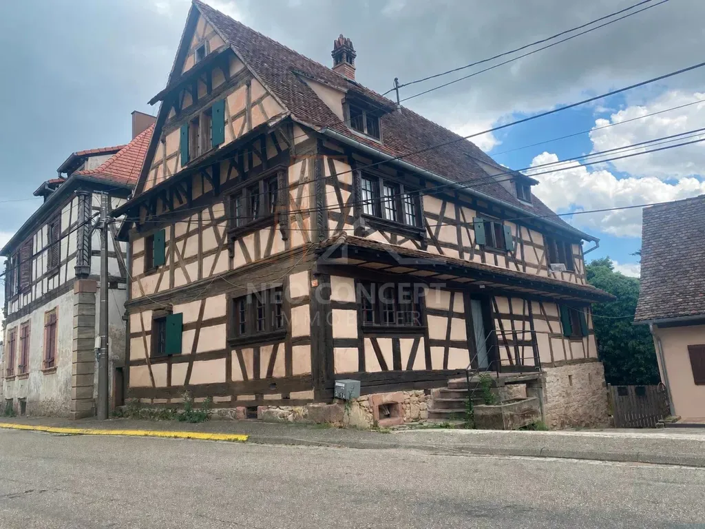 Extérieur - Maison alsacienne à Rott, près de Wissembourg