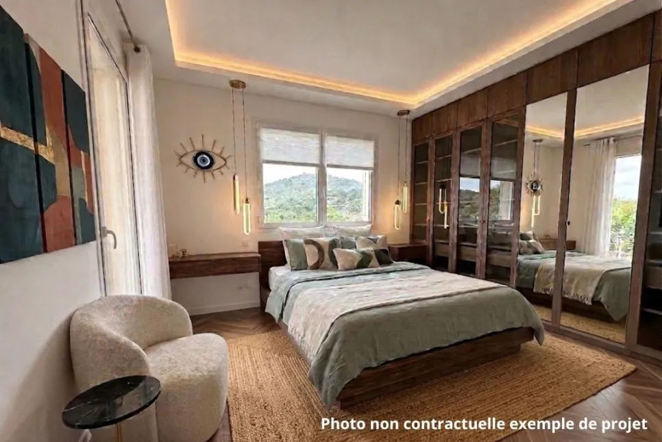 Chambres - Villa Contemporaine avec Piscine Vue Mer