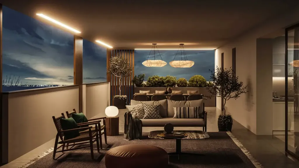 Terrace - Trilocale with Eco-Friendly Features in Montichiari