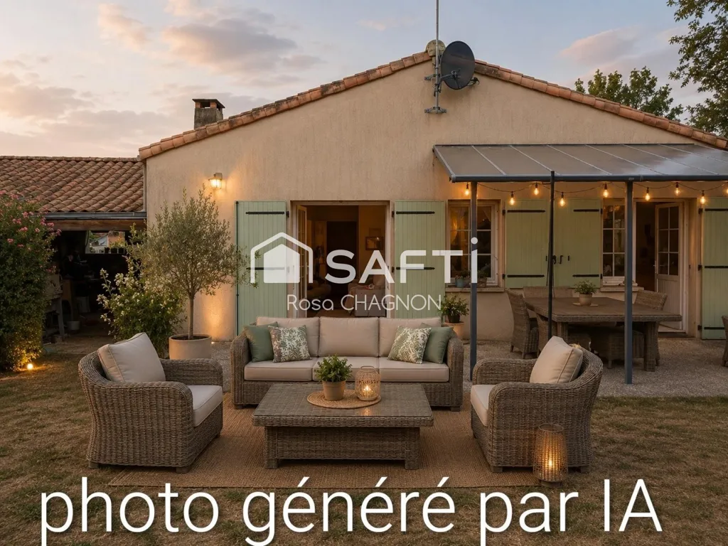 Terrace - House with Garden near Fontenay Le Comte