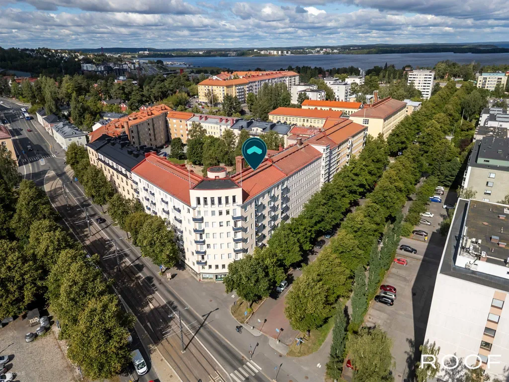 Õhuvaade - Renovated Apartment with Balcony in Amuri
