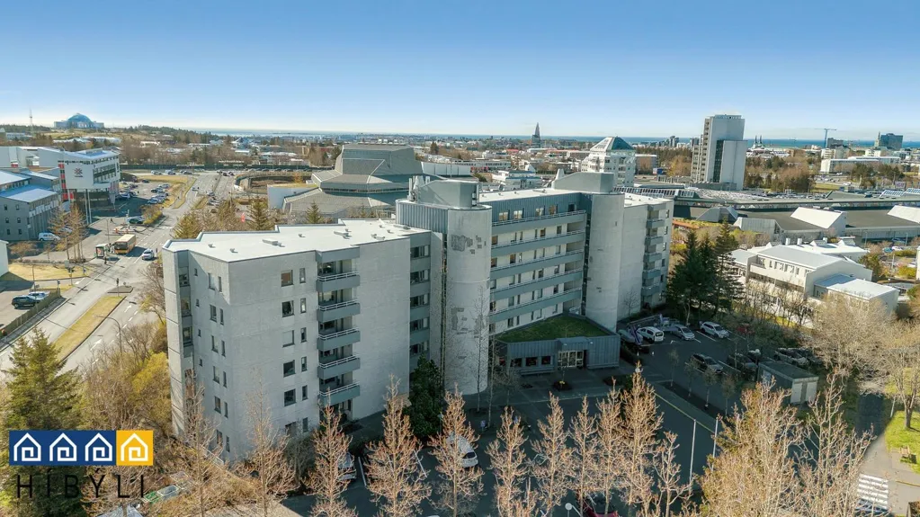 Õhuvaade - Two-Bedroom Apartment with Elevator in Reykjavik