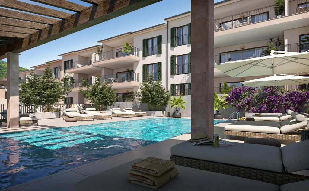 Pool - Luxury Apartment with Sea View in Capdepera