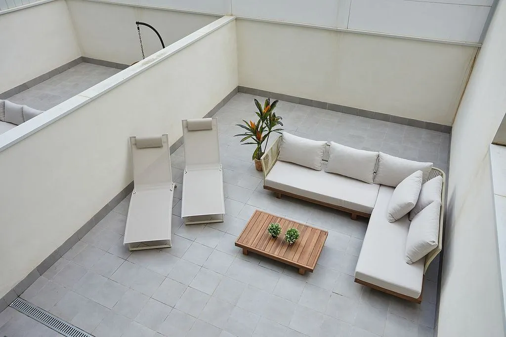 Vue aérienne - Duplex with Terrace in Santa Eulàlia