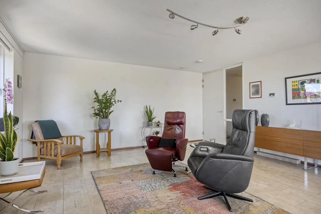 Living Room - Light-Filled Apartment with Balcony in Central Tilburg