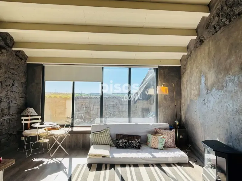 Living Room - Rustic House with Terrace in Torrefeta i Florejacs