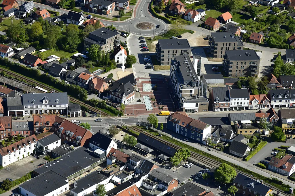 Vue aérienne - Approved Project Plot with Sea View in Ry