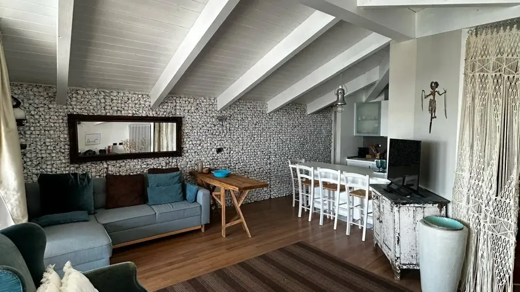 Soggiorno - Seafront Studio with Terrace in Varazze