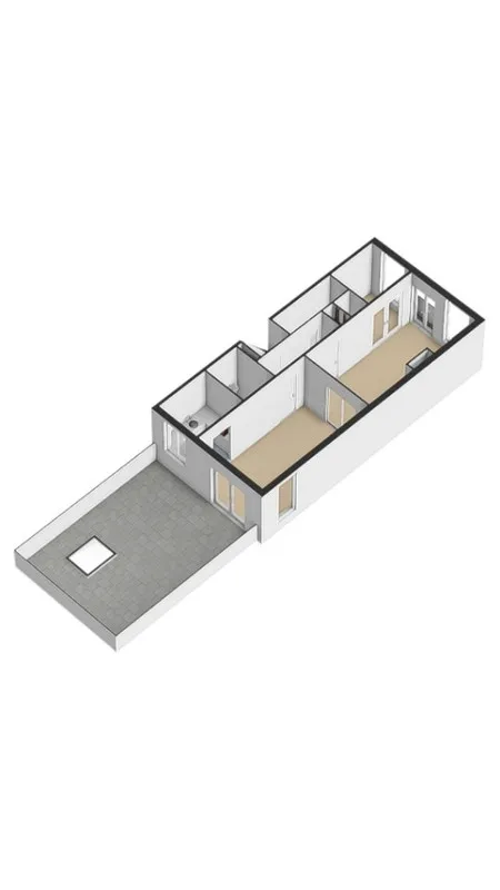 Plaan - Apartment with Dachterras in Amsterdam Oud-Zuid