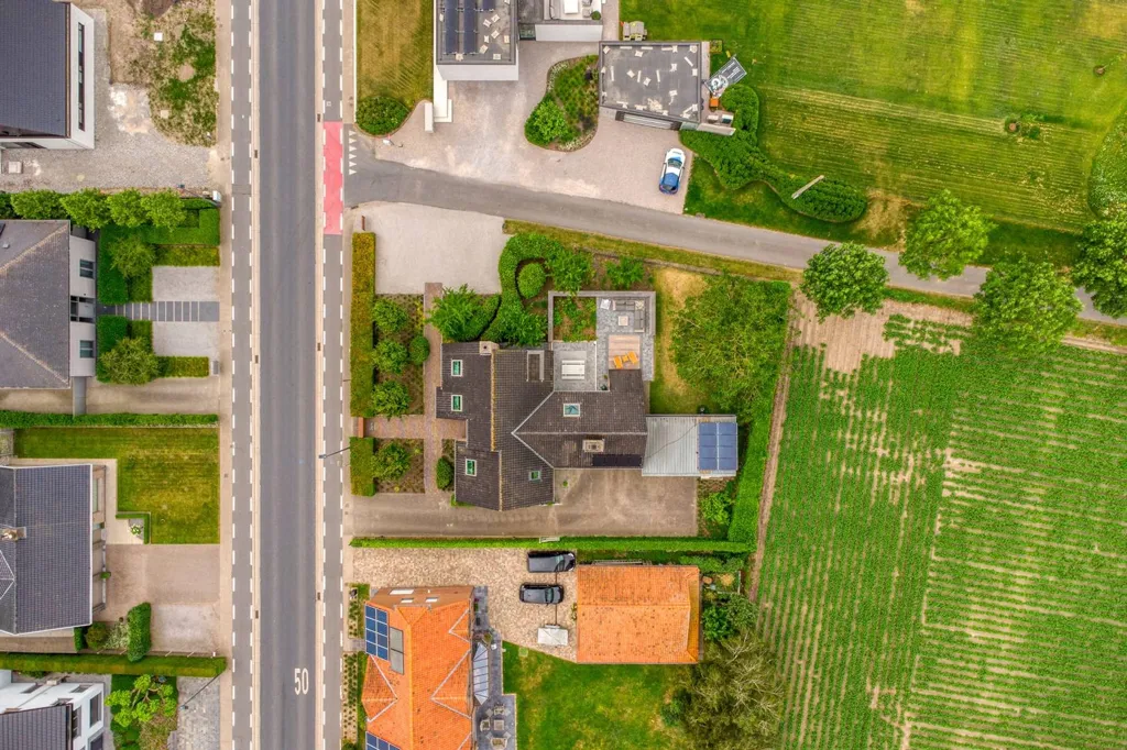 Õhuvaade - Villa with Garden View in Wingene