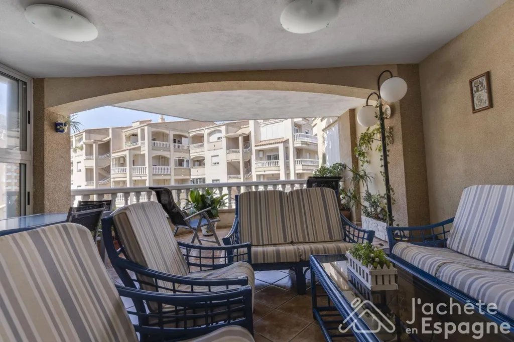Terrasse - Furnished Apartment with Pool in Valencia
