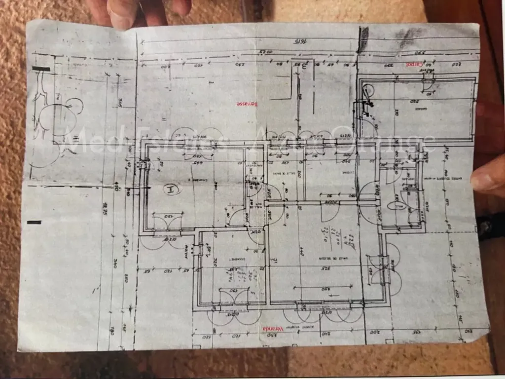 Plan - Villa Luxueuse avec Vue Mer à Grimaud