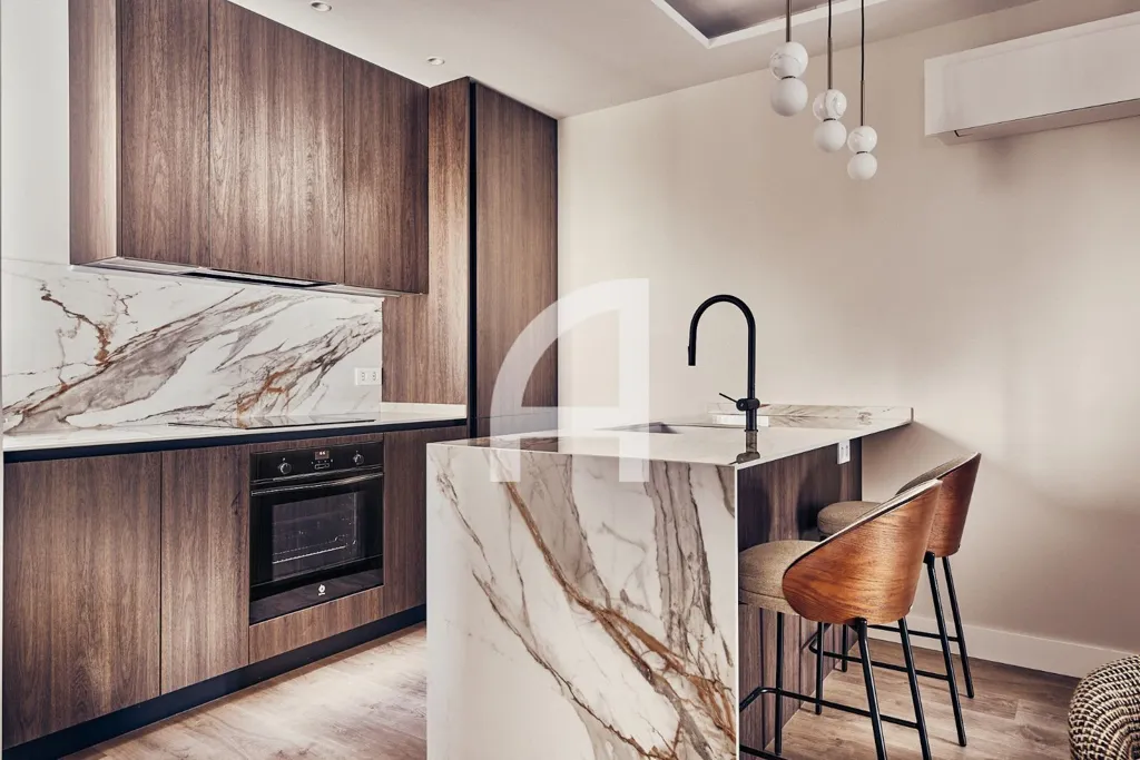 Köök - Furnished Flat with Lift in Madrid