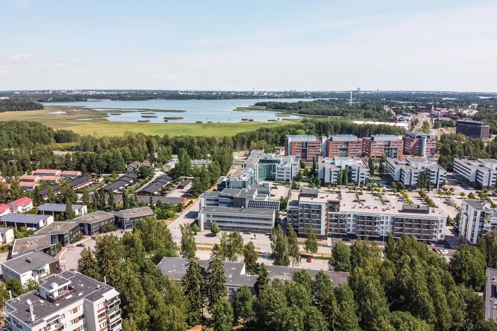 Õhuvaade - 1-Bedroom Apartment with Sauna in Tapiola, Espoo