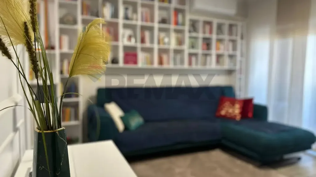 Living Room - Modern Apartment with Balcony in Cosenza