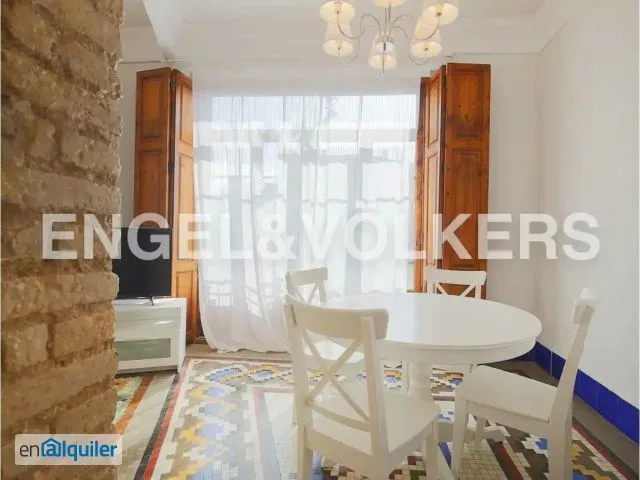 Sala da pranzo - Furnished Flat with Elevator in Ciutat Vella