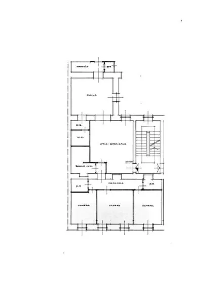 Planimetria - Apartment with Terrace in Trieste Centre