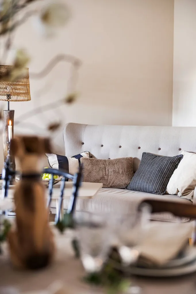 Séjour - Renovated Apartment with Balcony in Ystad