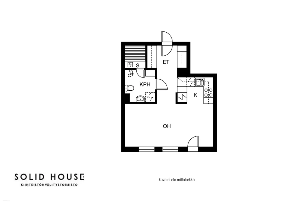 Plan - Apartment with Private Sauna in Turku Centre