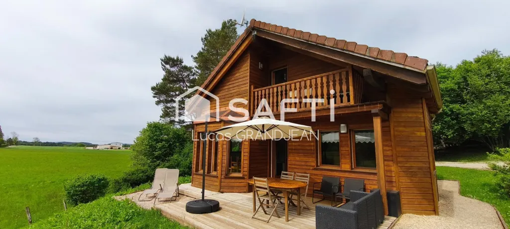 Extérieur - Chalet avec Vue Lac et Sauna près de Chalain