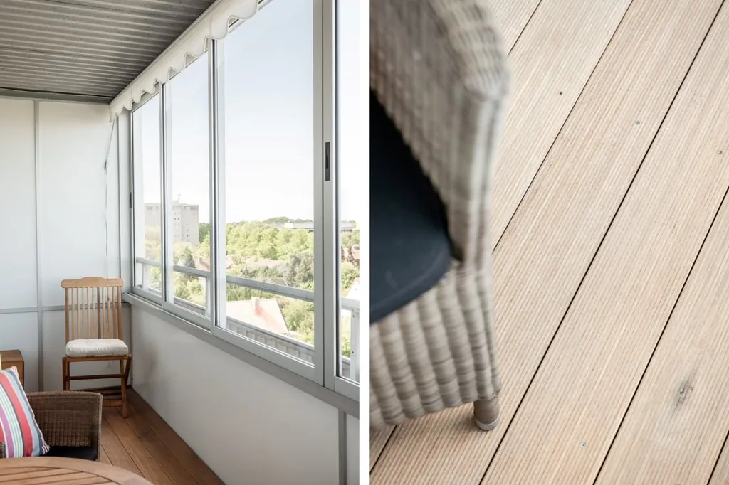 Balcone - Three-Room Apartment with Glass Balcony in Malmö