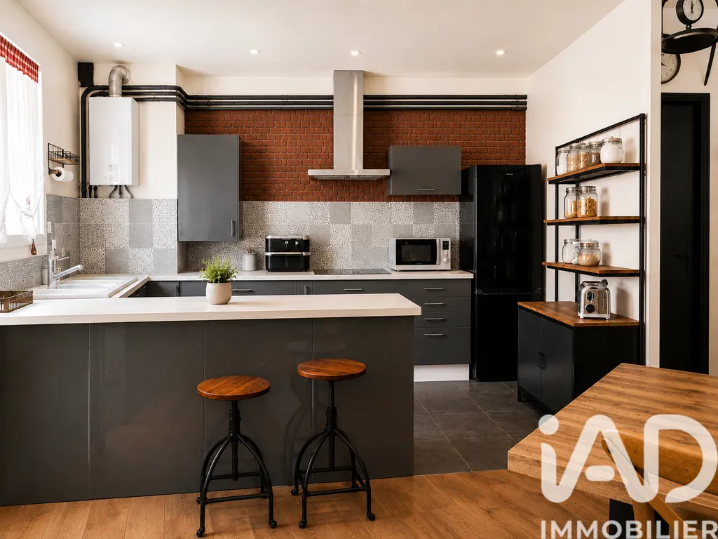 Köök - Spacious T3 with Balcony in Toulon