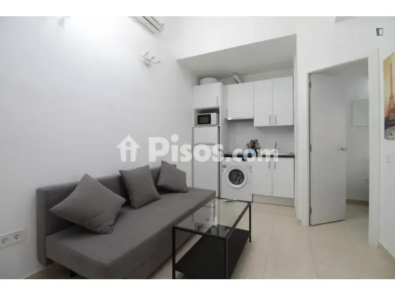 Séjour - 2-Bedroom Flat in Usera, Madrid