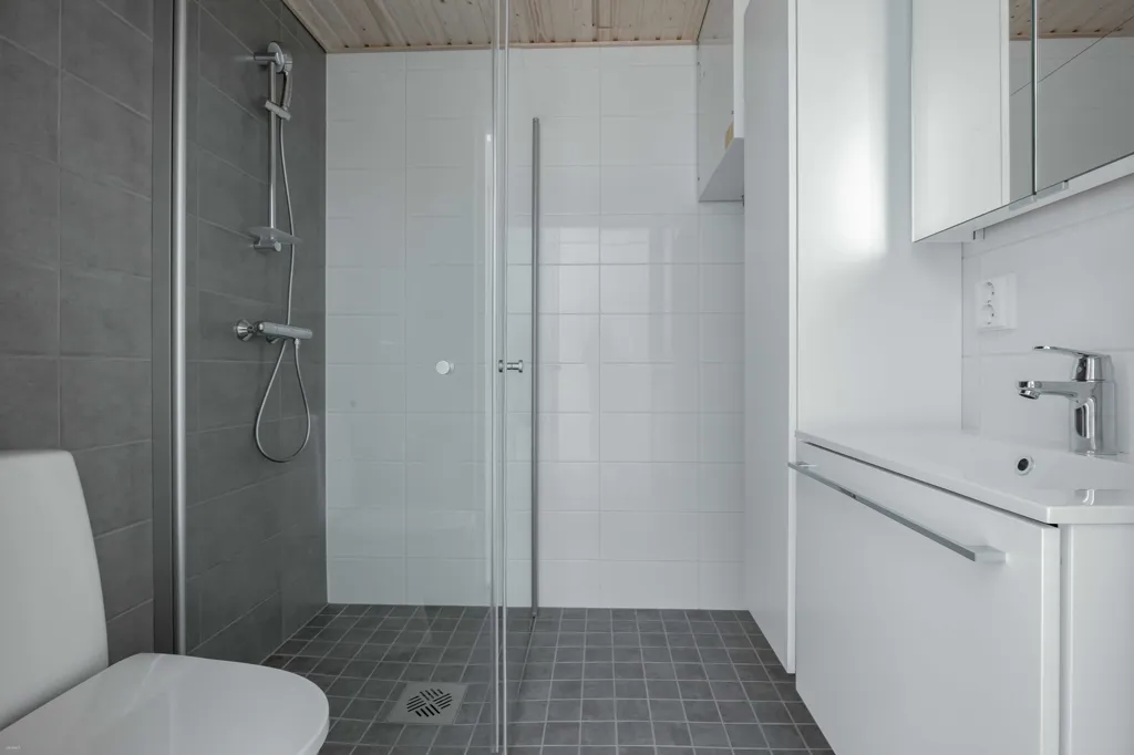 Bathrooms - Modern Apartment with Balcony in Espoo