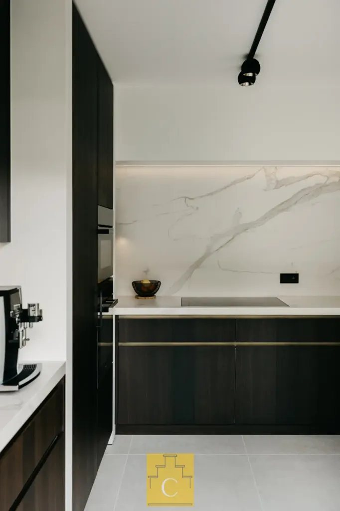 Köök - High-End Apartment with Private Garden in Bruges
