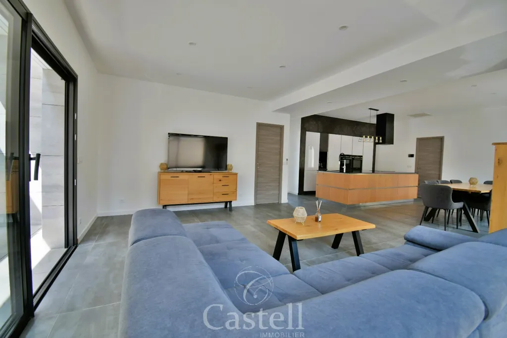 Séjour - Villa Contemporaine avec Piscine au Grau d'Agde