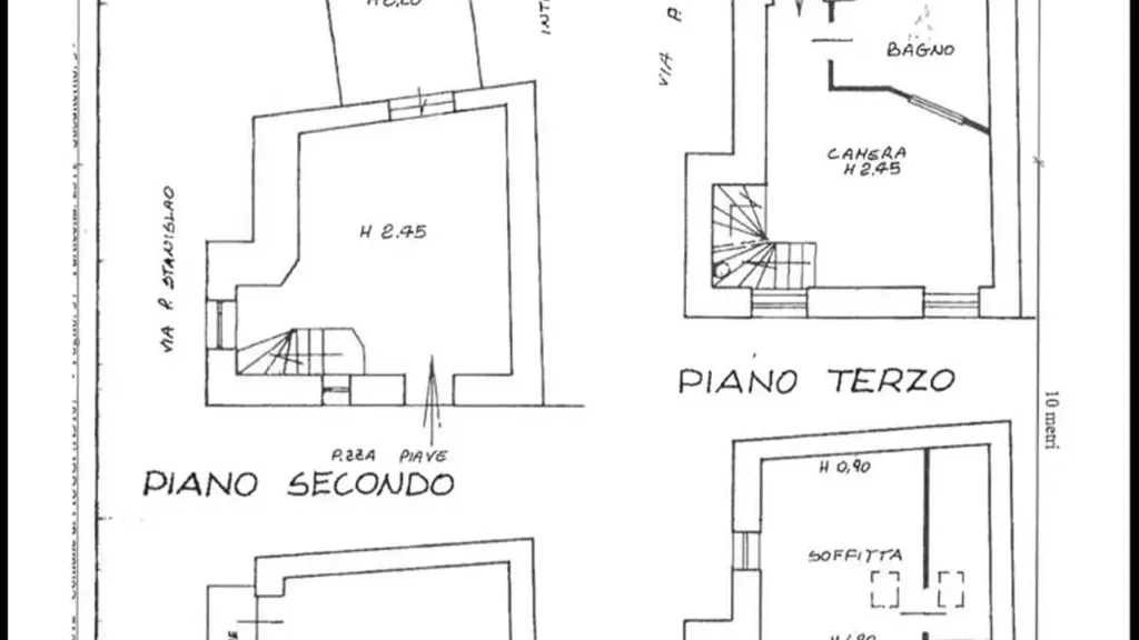 Plaan - Terraced House with Balcony in Fiuggi