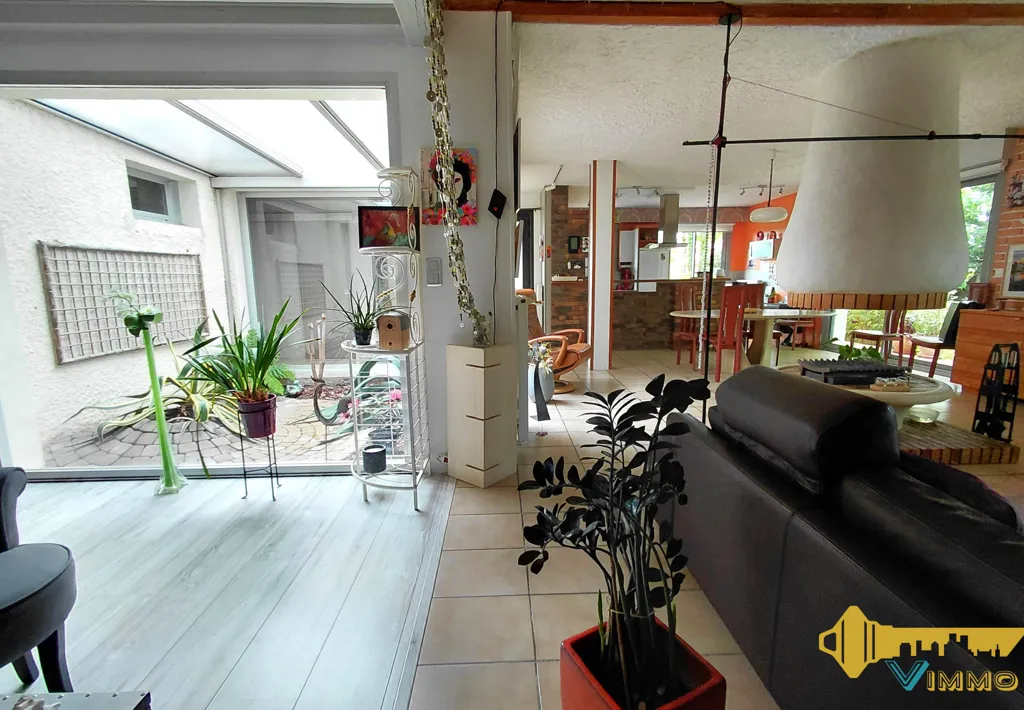 Séjour - Maison Contemporaine au Calme avec Jardin