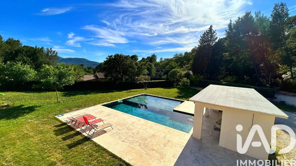 Vue aérienne - Villa Contemporaine avec Vue Panoramique à Gémenos