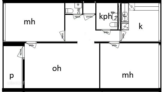 Appartement 3 pièces à FI