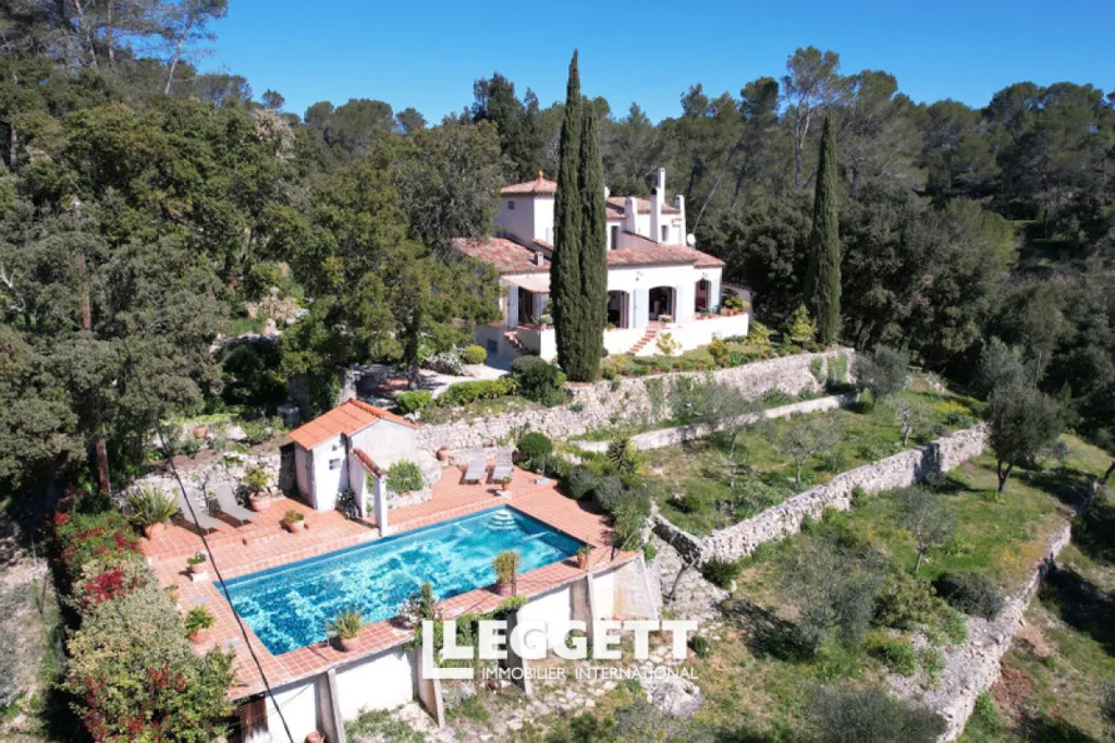 Õhuvaade - Provençal Villa with Pool in Pignans