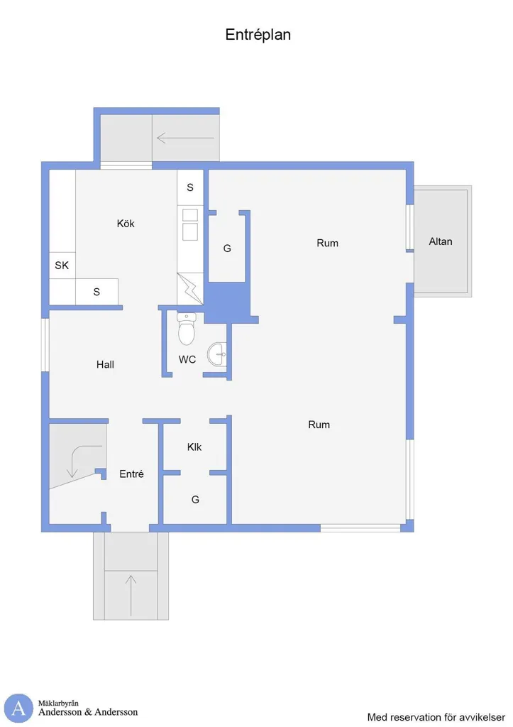 Plan - Converted Villa with Multiple Outbuildings in Stockholm