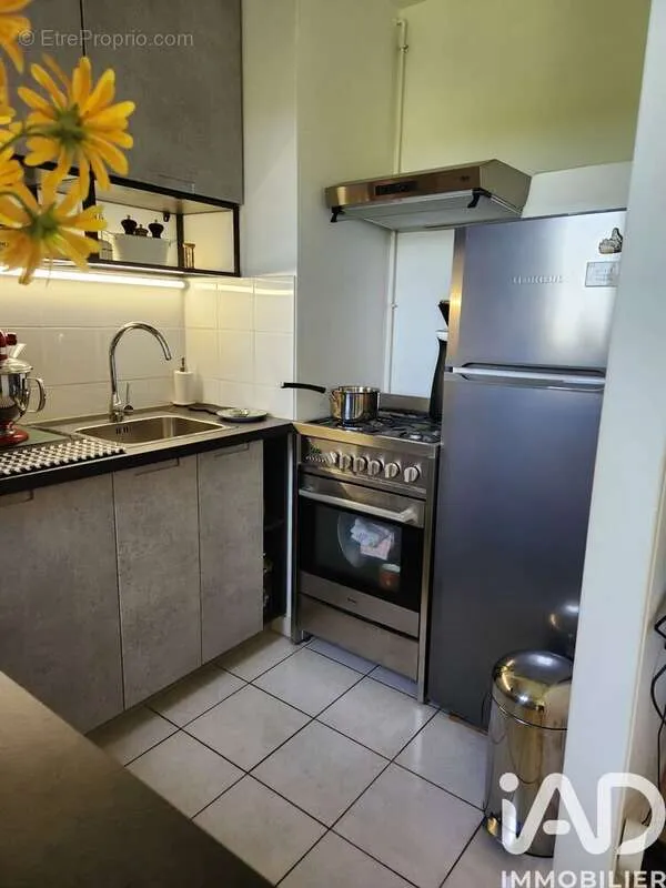 Köök - Studio with Balcony in Frelinghien