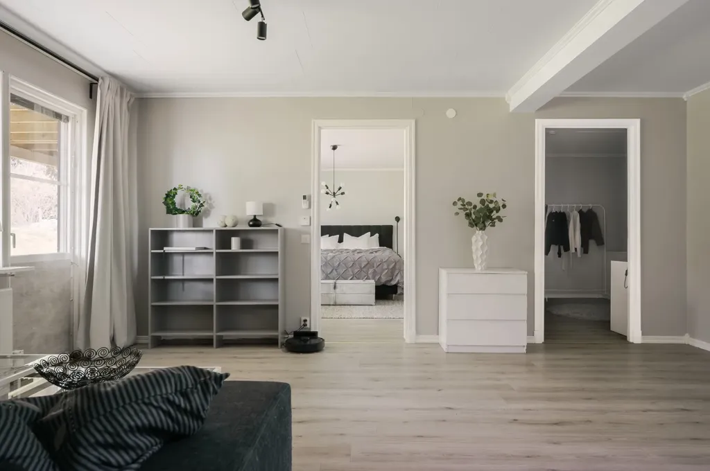 Séjour - Terraced House with Corner Plot in Forshaga
