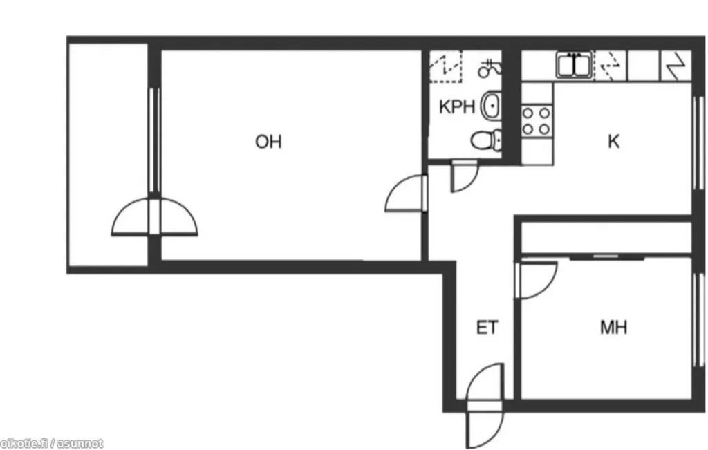 Plaan - Spacious Flat with Balcony in Lahti