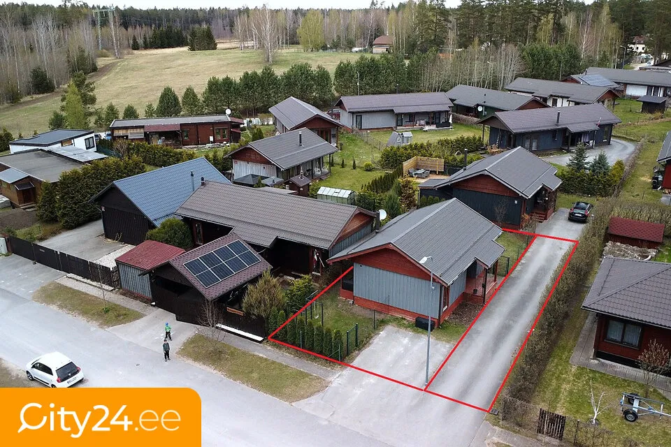 Õhuvaade - Compact House in Closed Community, Salaspils